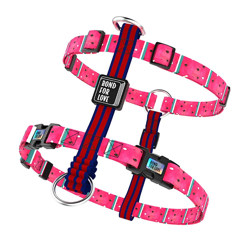 

Удобный нагрудный ошейник для домашних животных, Регулируемый жилет для маленьких средних и больших собак и кошек с модным принтом