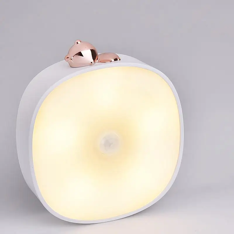 

SOL светодиодный Светодиодный светильник Управление движения Сенсор активированный Ночной светильник Настенный светильник с USB кабелем для...