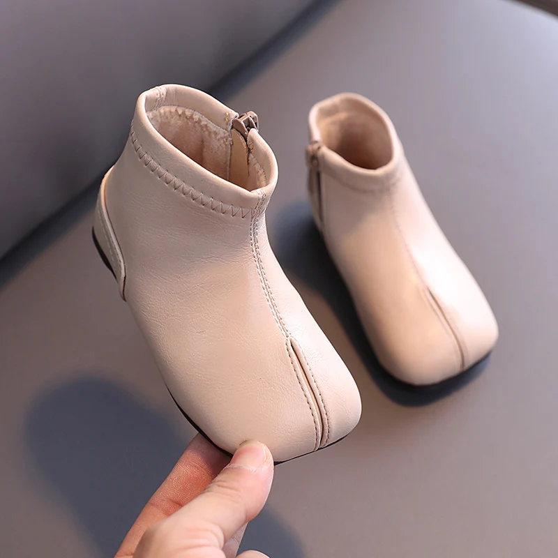 Ботинки мартинсы для девочек осень 2020 новинка детская обувь в британском стиле