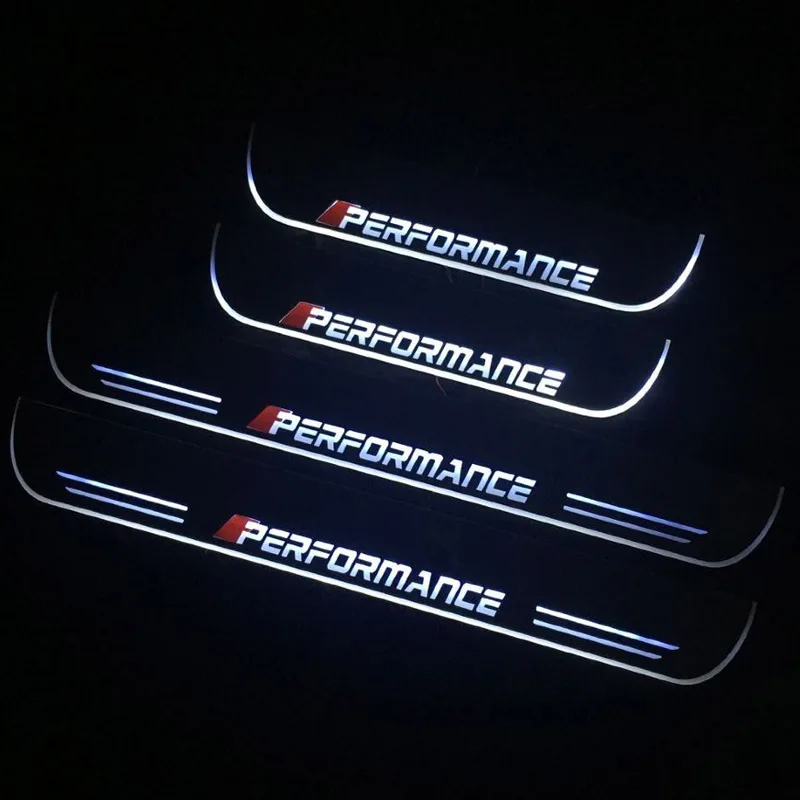 SNCN светодиодный Автомобильная Накладка педаль дверной порог дорожный