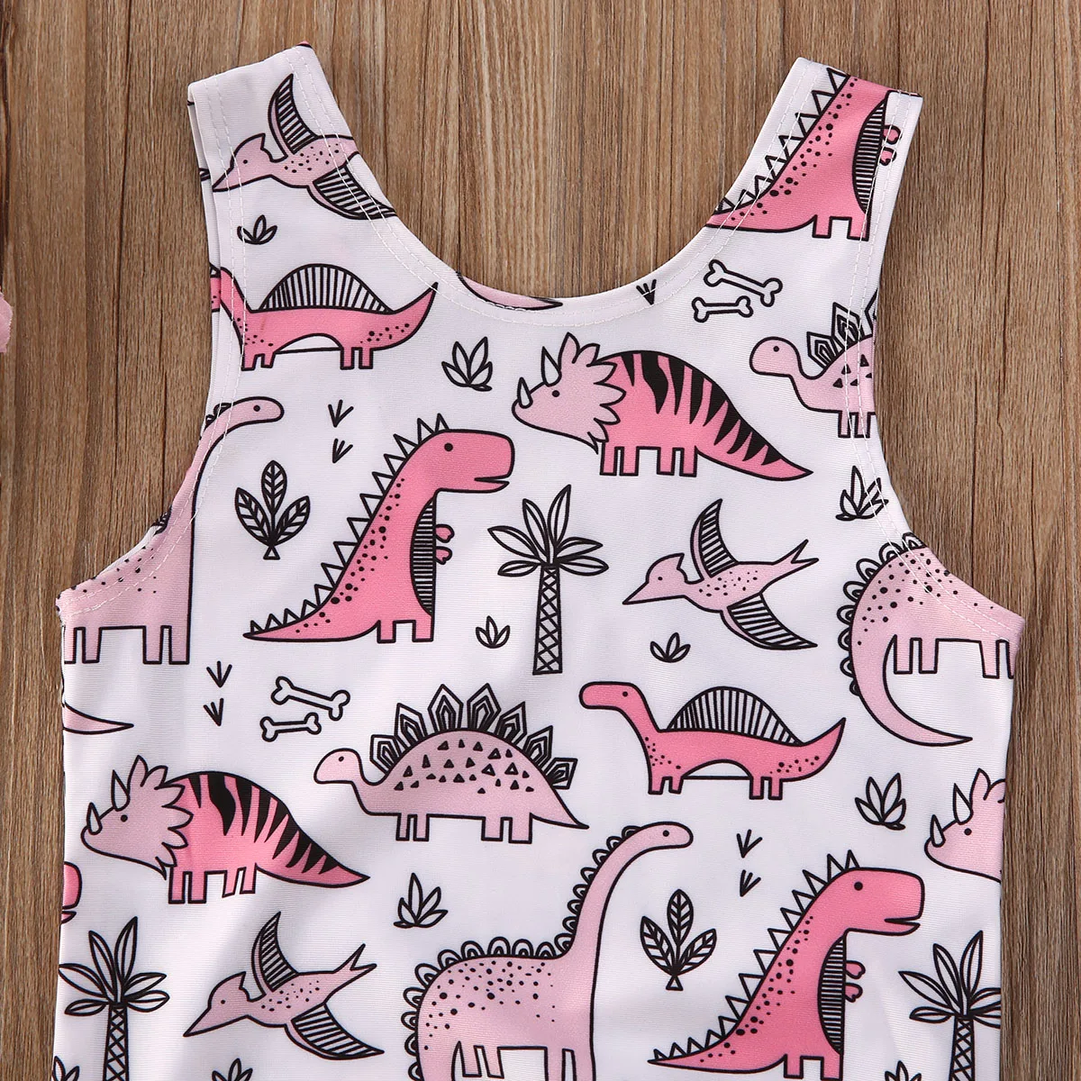 2020 summer Swimming suit Toddler Baby Kids Girls Swimsuit Beach Swimwear Bikini Set Dinosaur Bathing Suit | Мать и ребенок