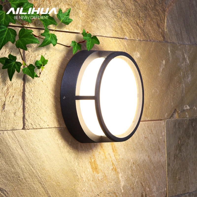 Modern waterproof wall lamp villa garden wall lamp simple personalized balcony stair lamp indoor and outdoor LED wall lamp