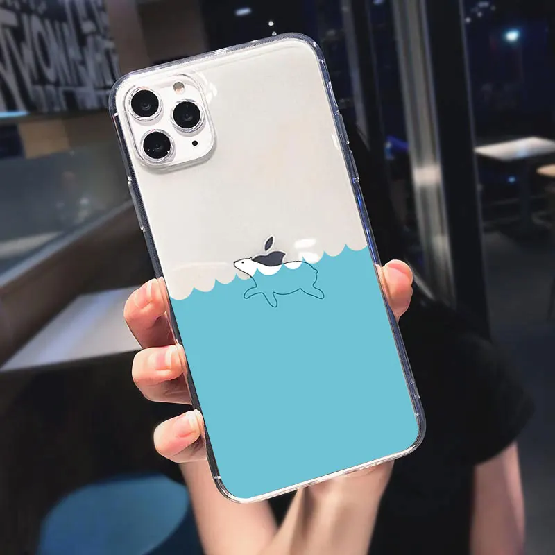 Фото Мягкий чехол для iPhone 12 Pro Max 11 XS XR 6s 7 8 Plus Мобильные телефоны и аксессуары Мягкий чехол для iPhone 12 Pro Max 11 XS XR 6s 7 8 Plus Мобильные телефоны и аксессуары