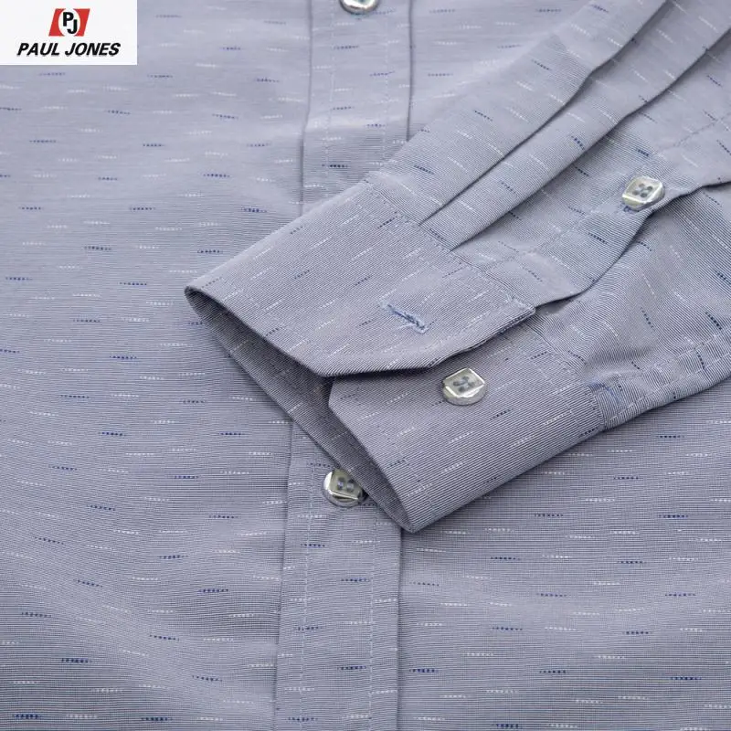 Мужская деловая рубашка с длинным рукавом PAUL JONES Повседневная отложным