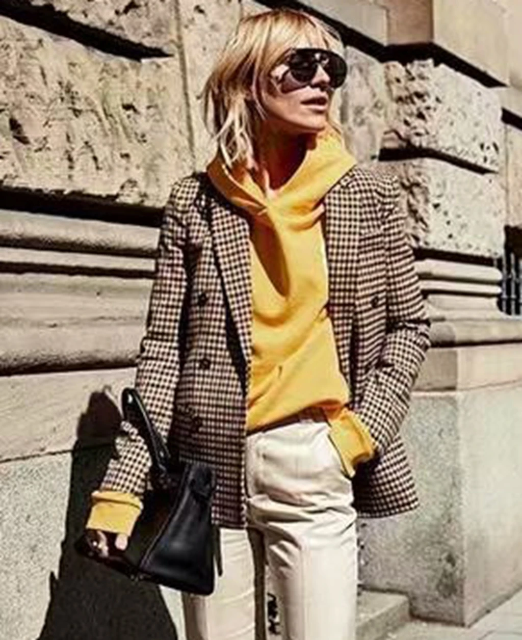 

Модные осенние женские клетчатые блейзеры и куртки, офисный женский костюм, облегающий двубортный деловой Женский блейзер, пальто в британ...