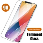 Прозрачное стекло для телефона iPhone 11 XR XS, Защитное стекло для экрана iPhone 12 Pro Max 12 Mini, закаленная пленка