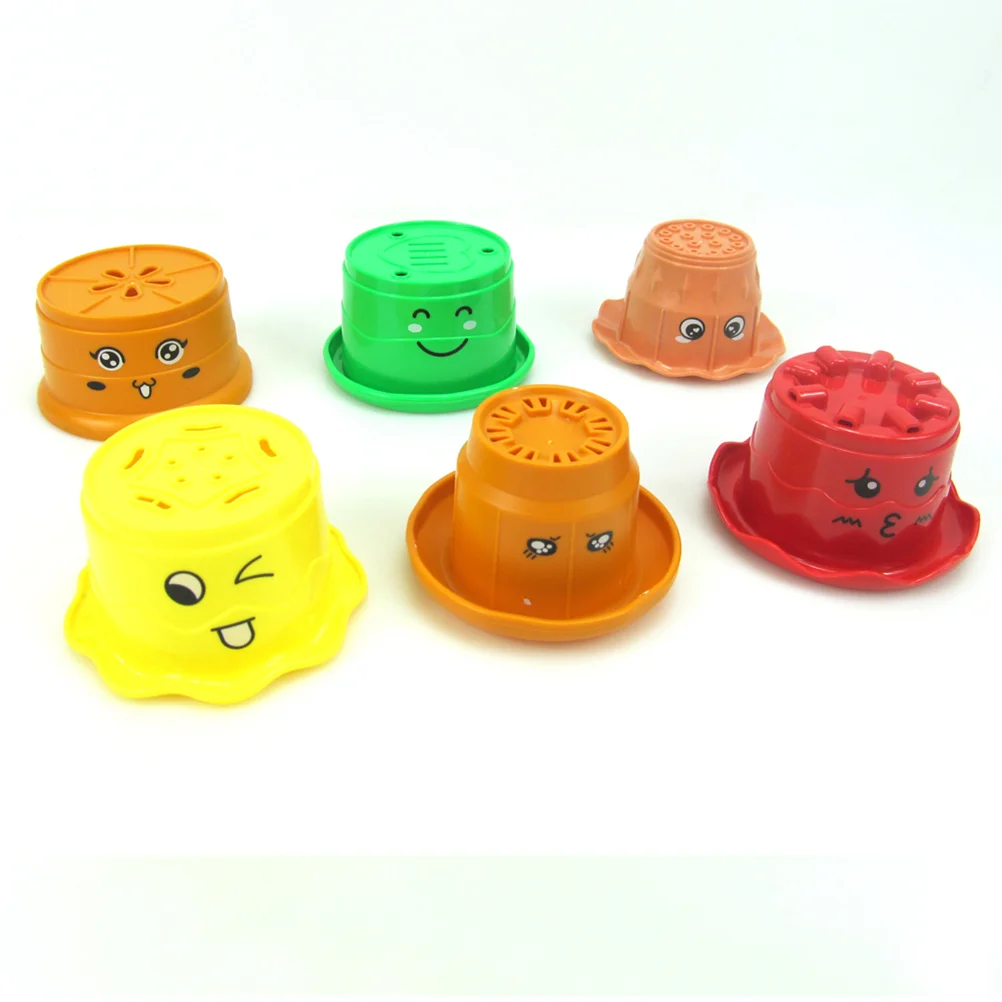 

11pcs 7.5x7.3cm Baby Animal Shape Bath Toys Stack Bathtime Fun Toys Spray Toys Bathtub Water Game cfor Kids Children