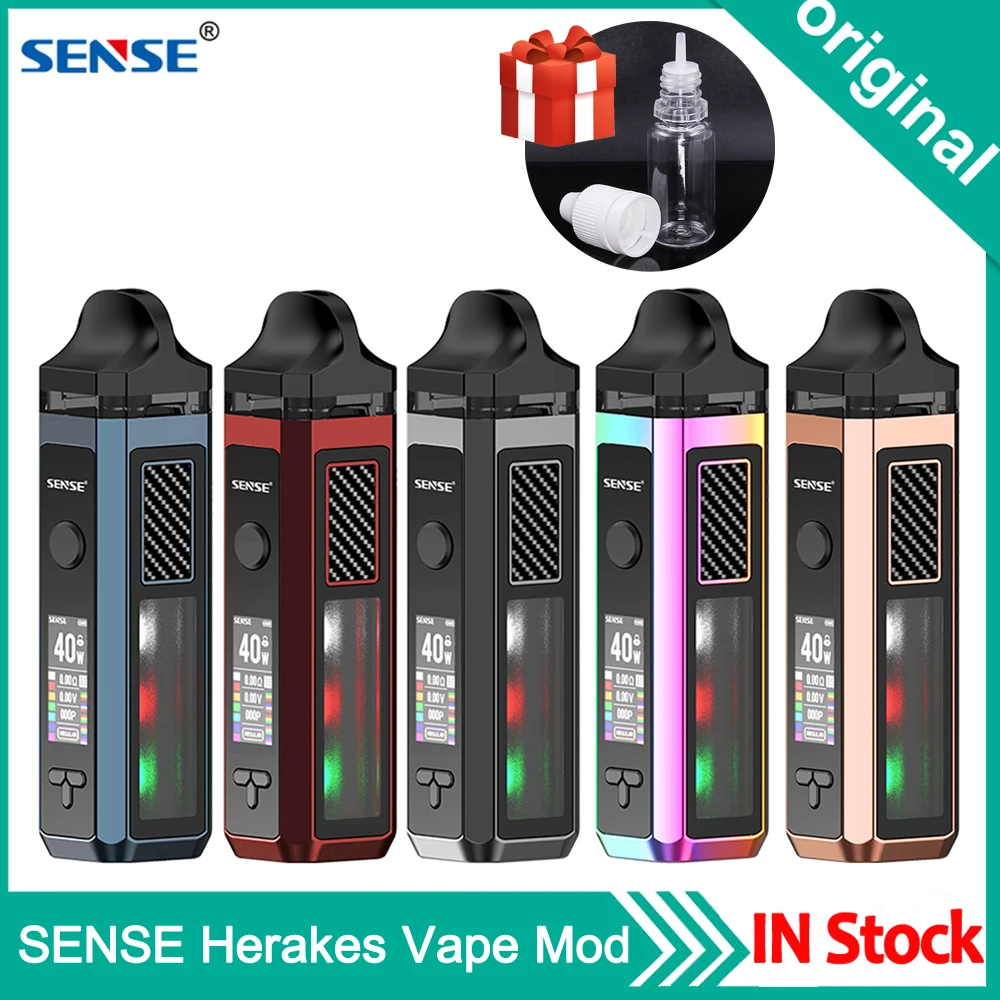 Набор Vape SENSE Herakes Mod Pod испаритель с аккумулятором 1500mah и 6 мл многоразового