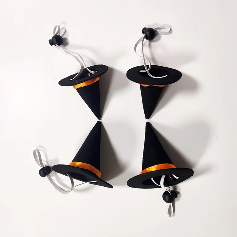 

2 Styles Pet Halloween Costumes Spider Pumpkin Hat-Dog Cat Witch Wizard Hat for Halloween Parties