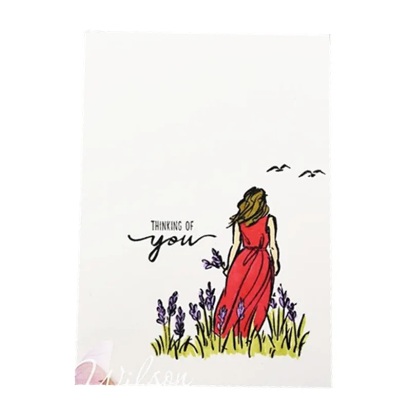 Красивый момент прозрачный Штамп для DIY скрапбукинга карты создания детей