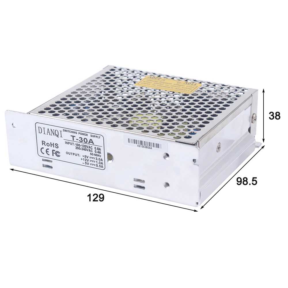 Тройной выходной источник питания 30 Вт 5 В 3 А 12 1 0 стандартный конвертер