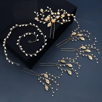 1 set handmade simple hairpin set geometry glass rhinestone personality headwear women bride hair ornaments jewelry ml