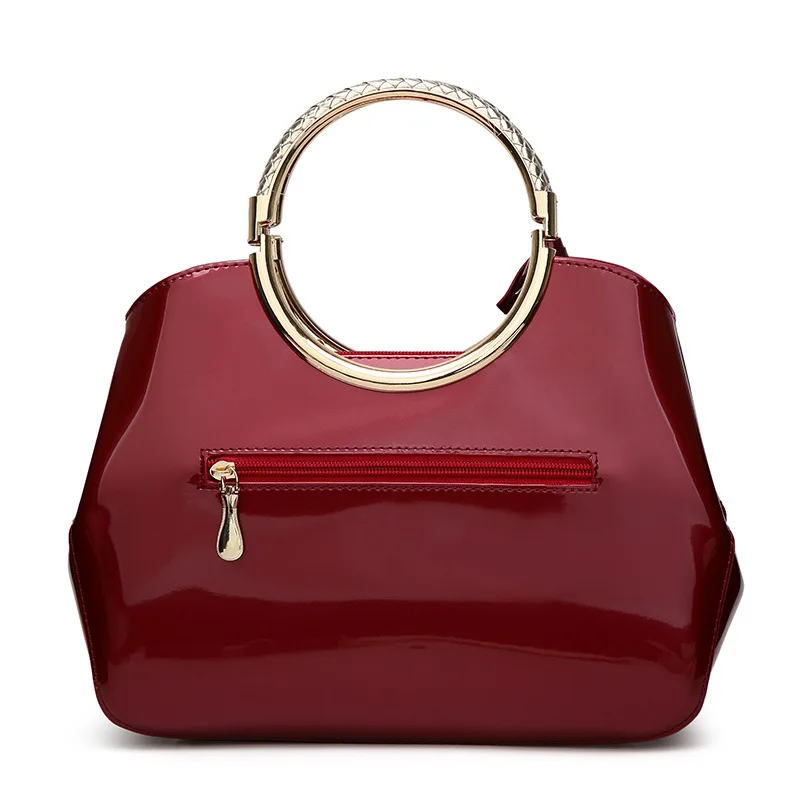 

New Fashion Patent Leather Handbag, Glossy Ladies Bag, Shoulder Diagonal Bag Handbags Women Bags