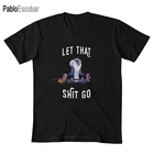Футболка с надписью Let That shitgo, let it Go go, let it go, buddha rafiki дзен, йога смешная Цитата смешная надпись