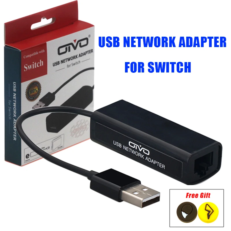 Новинка сетевая Ethernet карта 100 Мбит/с USB 3 0 для Nintendo Switch/для Wii U Lan адаптер