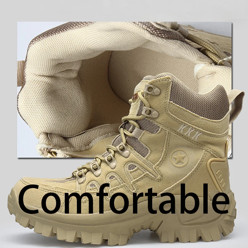 Мужские армейские ботинки MARSON камуфляжная нескользящая обувь дышащая мужская