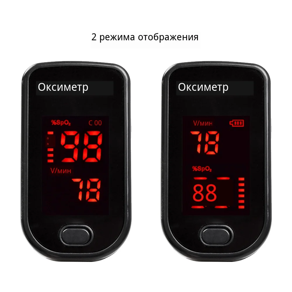 Пальчиковый пульсоксиметр со чехол нажатием Oximetro pulso de dedo светодиодный оксиметры импа Ульс Сатуратор Pulsioximetro