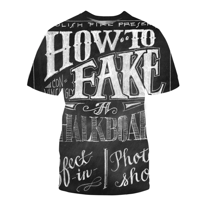

2021 new men's summer leisure t-shirt 3D letter printing loose comfortable breathable round neck short sleeve T-shirt