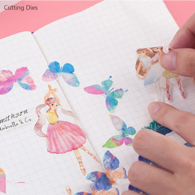 Чистый белый пустой Бумага лента для декорации Washi тональный крем сужающаяся к