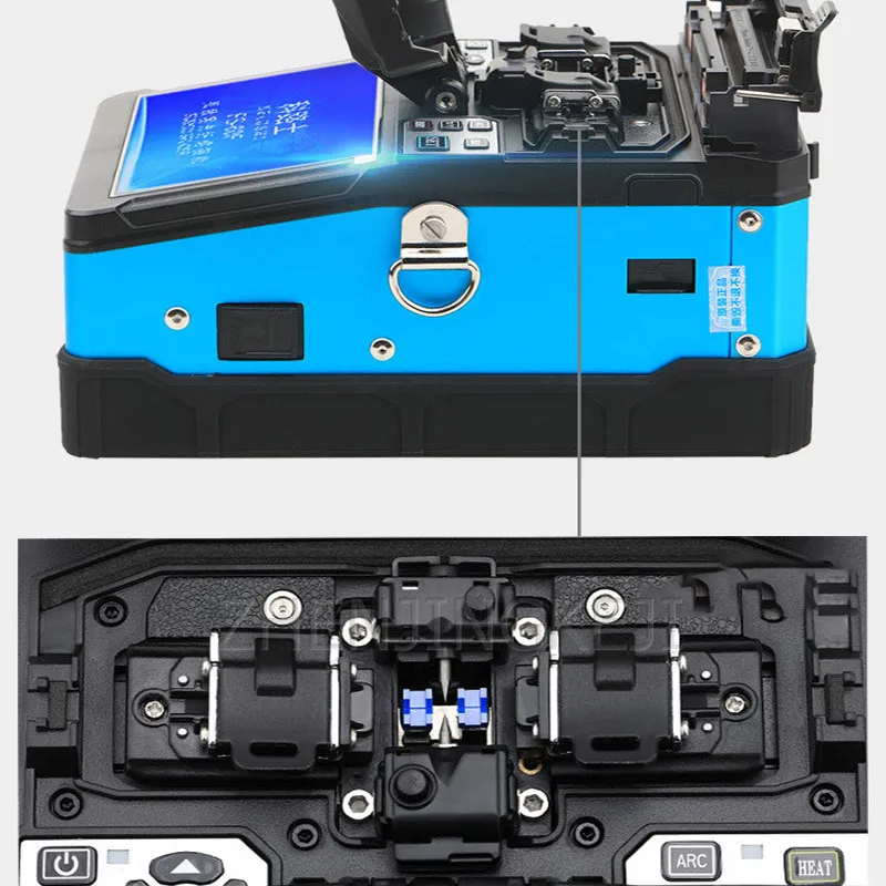 

Fully Automatic Fiber Fusion Splicer High Precision Intelligent Trunk Leather Thread Optical Cable Pigtail Hot Melt Equipment