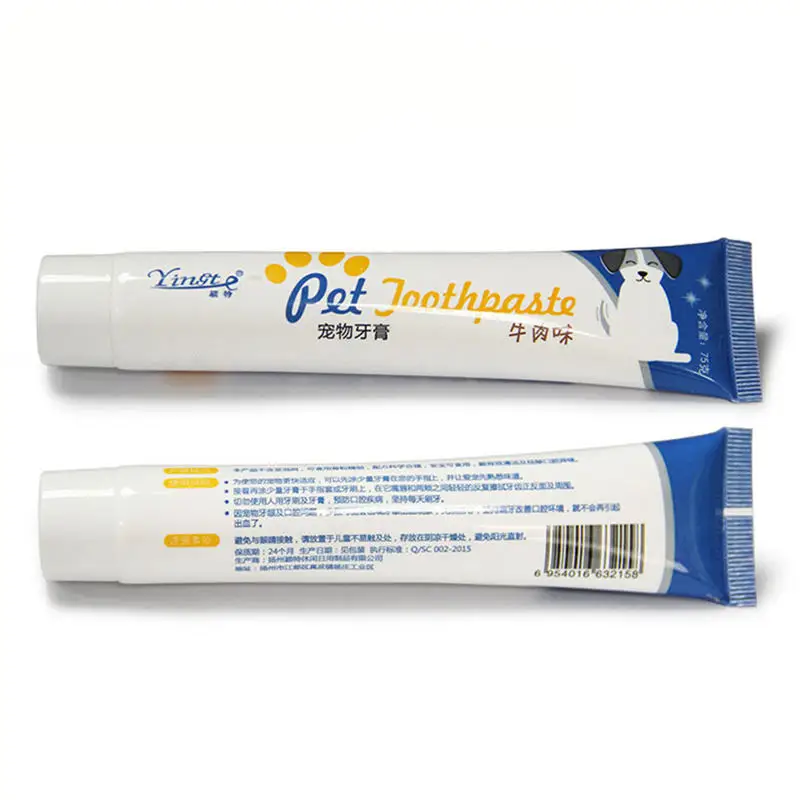 Ванильный/говяжий вкус зубная паста для домашних животных набор щетка