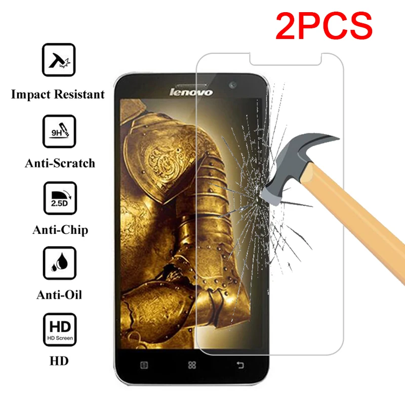 Закаленное стекло для Lenovo Z5 Z6 Pro Youth Z5S защита от царапин 9H 2.5D 2 шт.|Защитные стёкла и