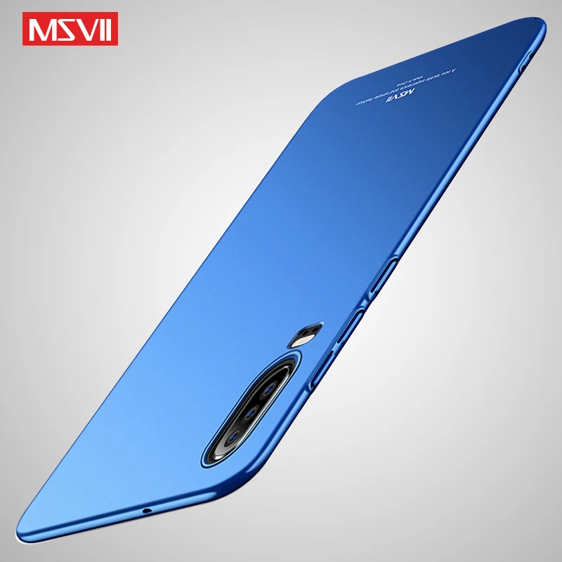 P30 чехол MSVII тонкий матовый чехол для huawei P30 Pro Lite чехол P 30 Plus жесткий чехол из поликарбоната для huawei P20 Lite Pro P 20 чехол для телефона s