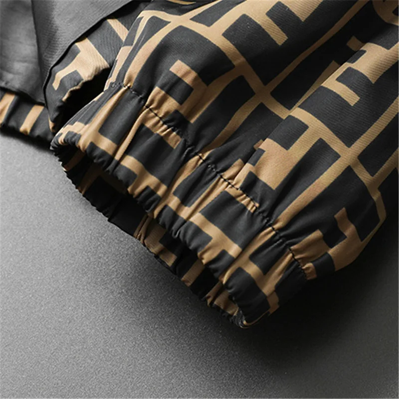 

Autumn 2021 New Trend Personalized Printed Letter Thin Jackets Casual Coat Top Men's windbreaker Jacket