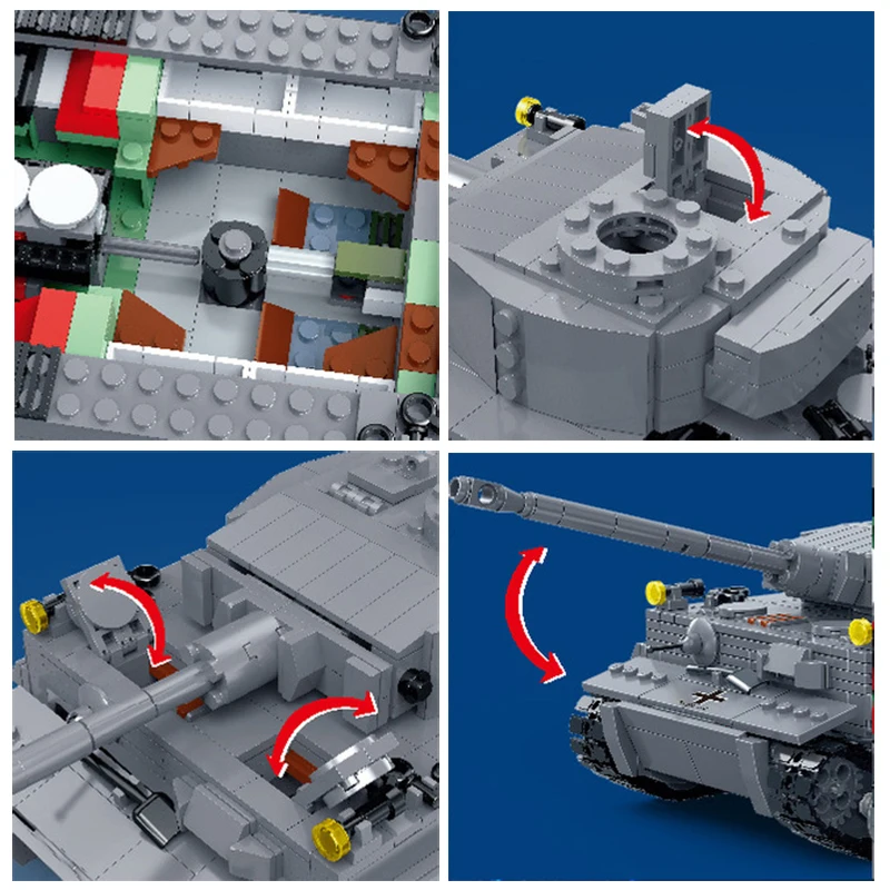 1010 шт. Детский конструктор тяжелый Тигр | Игрушки и хобби