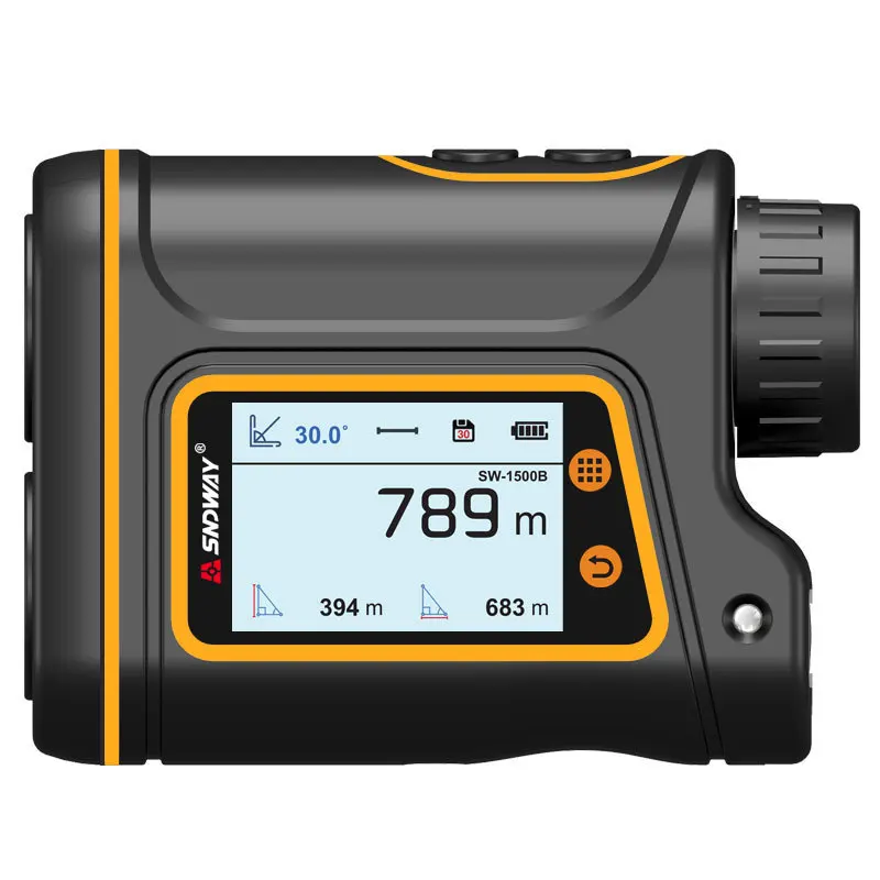 

Sndway SW-800B Handheld Rangefinder Telescope Multifunction Mini Golf Course Distance Speed Height Angle Laser Rangefinder 800m