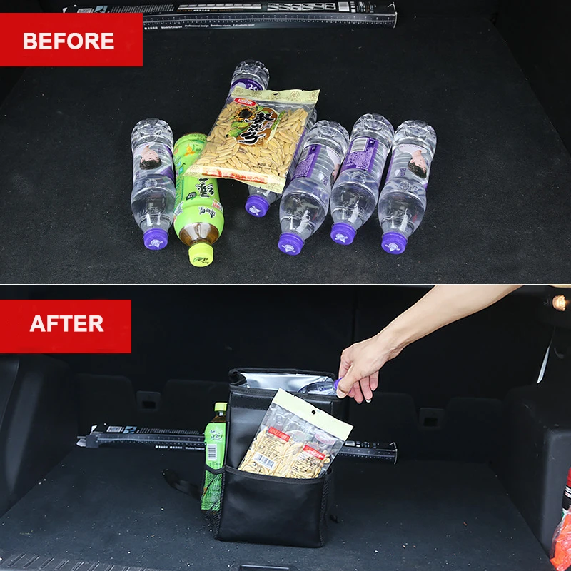 Автомобильное Мусорное ведро удобное портативное мусорное премиум класса