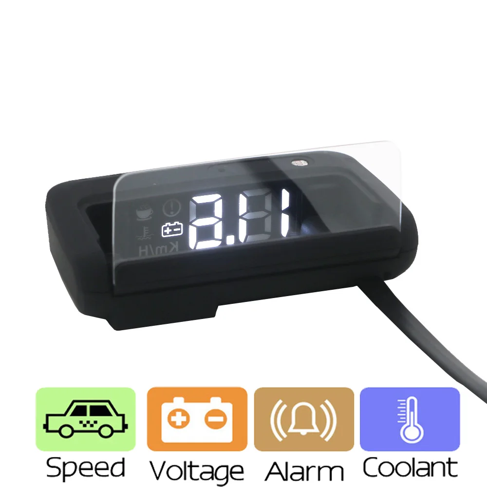 EANOP Новое умное зеркало HUD Дисплей obd2 датчик скорости лобового стекла проектор превышения скорости сигнализации напряжение температура воды монитор