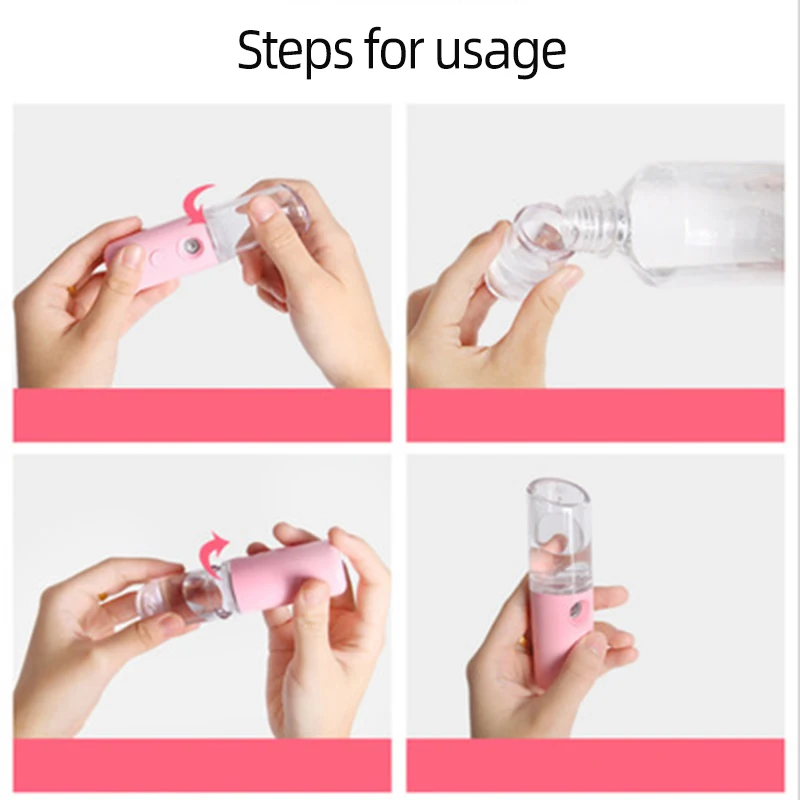 Увлажнитель спрей для лица с зарядкой от Usb|Устройство ухода за кожей лица| |