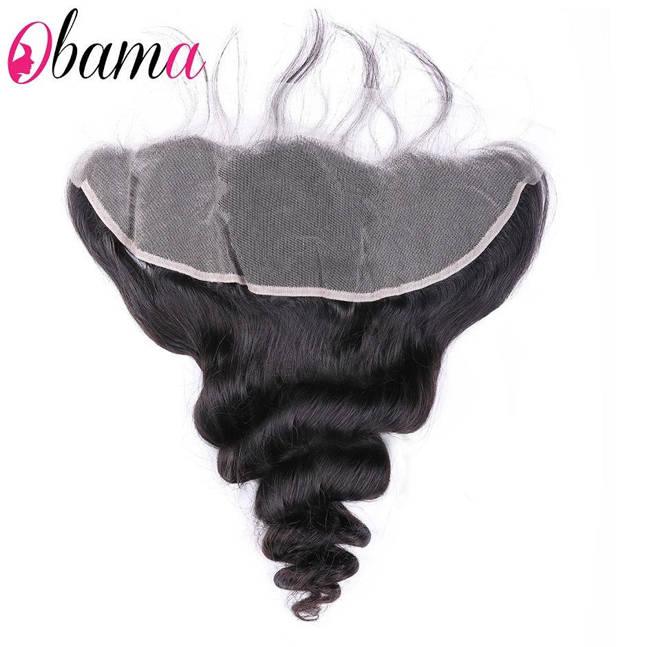 Свободные волнистые фронтальные волосы с пряди бразильские Реми 100% человеческие