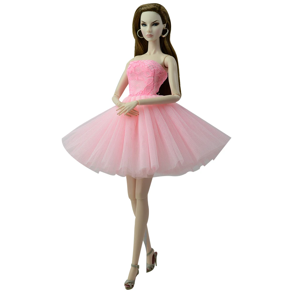 NK новейшее Кукольное платье короткие балетные платья для куклы Барби одежда
