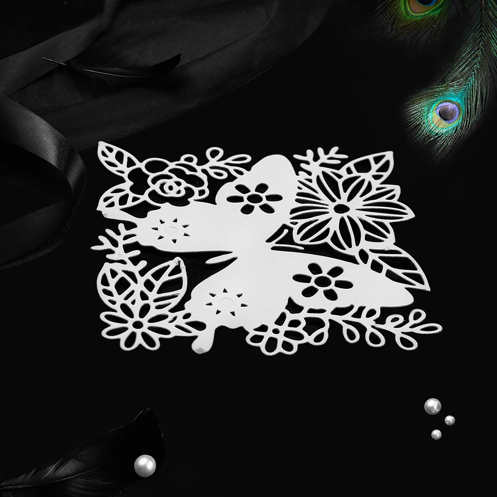 Новинка 2019 потрясающие металлические Вырубные штампы в виде бабочки для