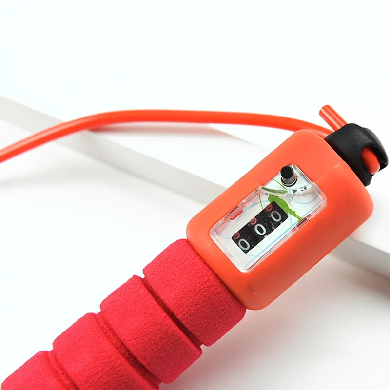 

Adjustable Fast Speed Counting Jump Skip Rope Skipping Wire Jump Ropes with Counter Sports Fitness