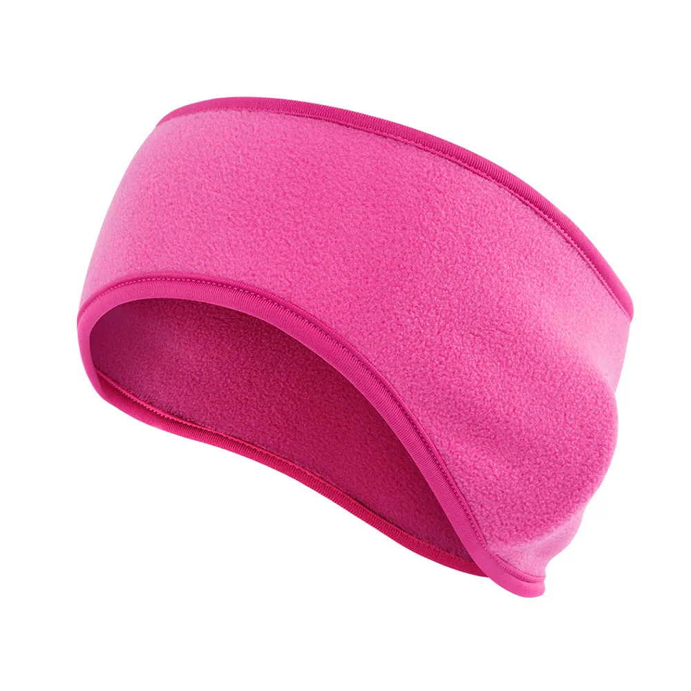 05 Warm Fleece Sweatband Running Sport Fit Yoga Elastic Headband Gym Cycling Tennis Soft Hair Bandage Ear Cover Headscarf Men Girl - Цвет: 05