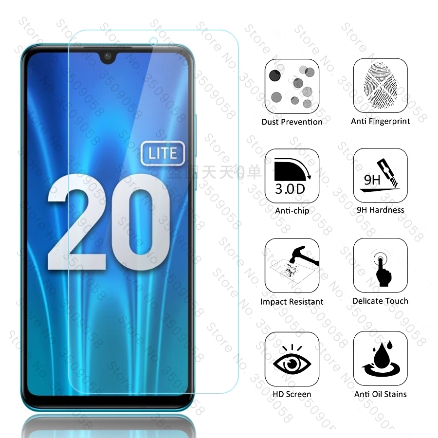 Защитное стекло для huawei honor 10i 20i 20s 20e 10 20 lite light onor xonor 9x premium 8a pro 8s prime защитная