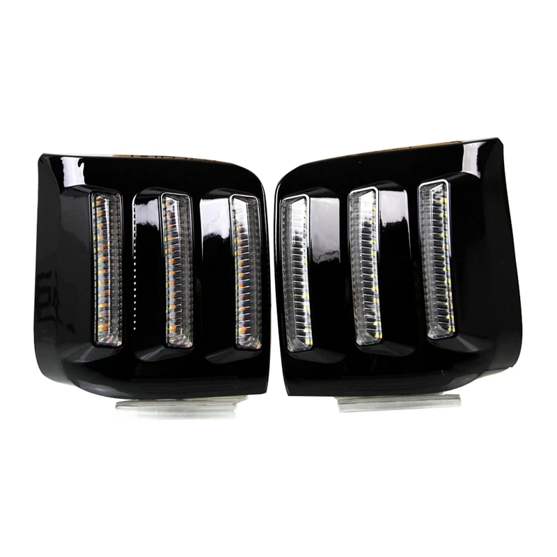 

TOP -2Pcs for 2016-2017 Kia K3 Daytime Running Lights, Modified Mustang Yellow Light Steering LED