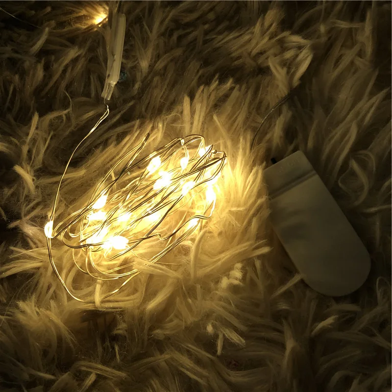 Рождественская гирлянда из медной проволоки сказочные огни праздничное