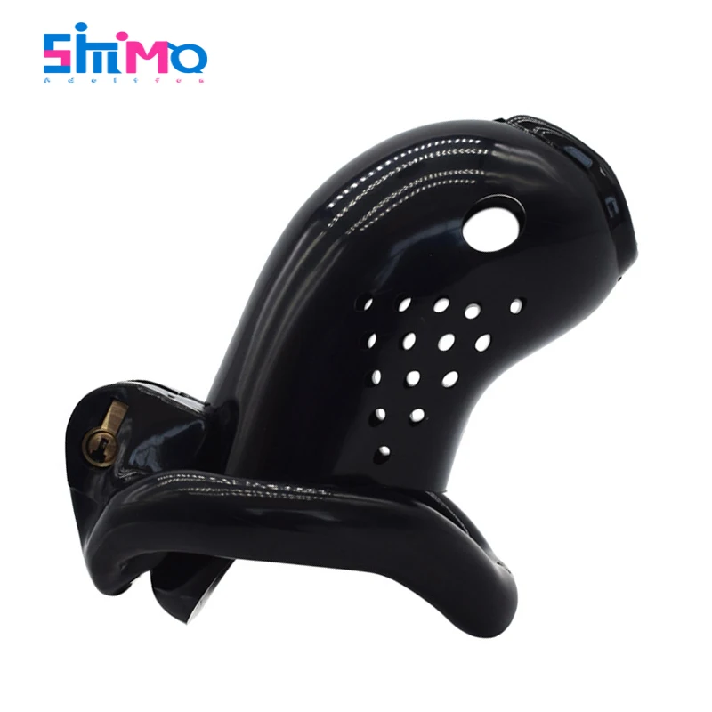 SMMQ пластиковая клетка для пениса Мужская верности маленькие отверстия дышащие