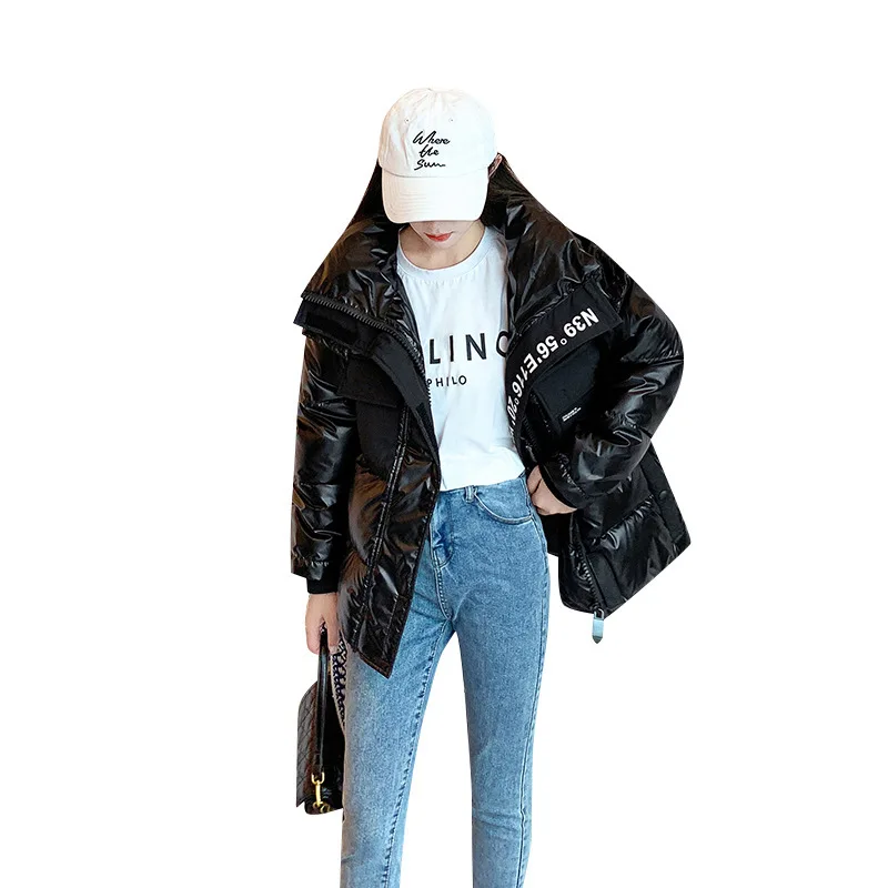 

Thick coat winter jacket women Down jacket for female students loose short bread coat thickened jacket 207