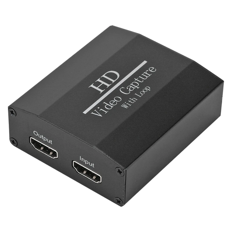 

HD Definition Capture Card Computer Live Video Recording USB to HDMI-Compatible with Loop Out Capture Card