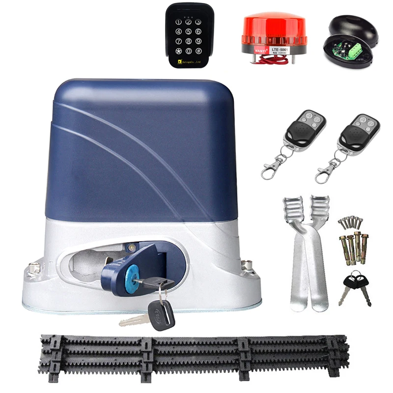 

Оборудование для автоматического открывания раздвижных ворот, мотор для подъездной дорожки, полный комплект для обеспечения безопасности двигателя, дополнительная нейлоновая стойка 4 м в комплекте