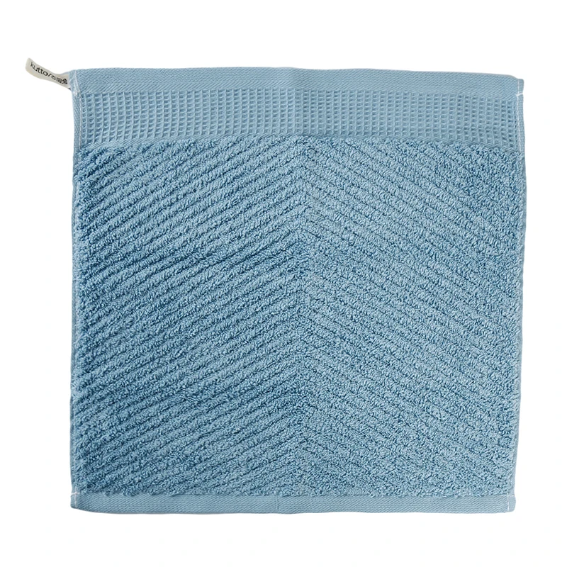 1 шт. хлопковое квадратное полотенце в полоску 34*34 см маленькое из чесаного хлопка