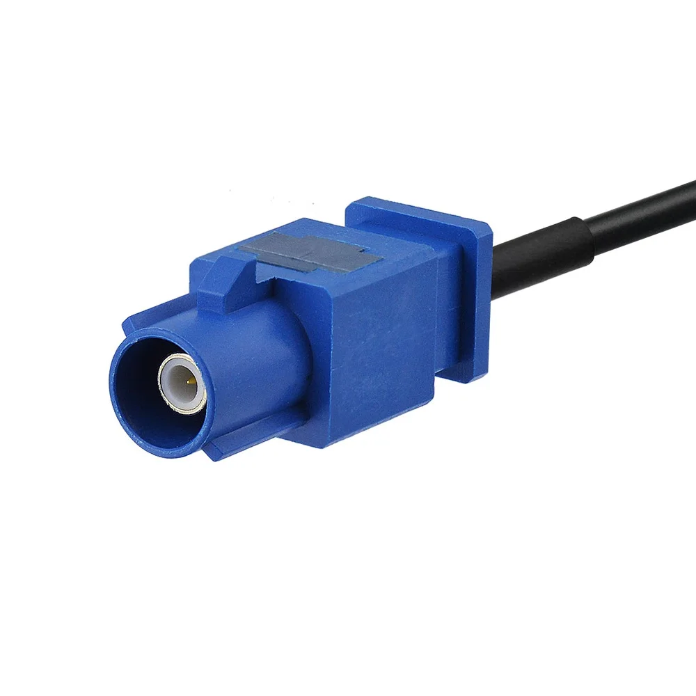 

Eightwood Car Vehicle GPS Antenna Extension Cable Fakra C Plug (long version) Male to SMA Plug Male for Benz Ford Car DVD Player