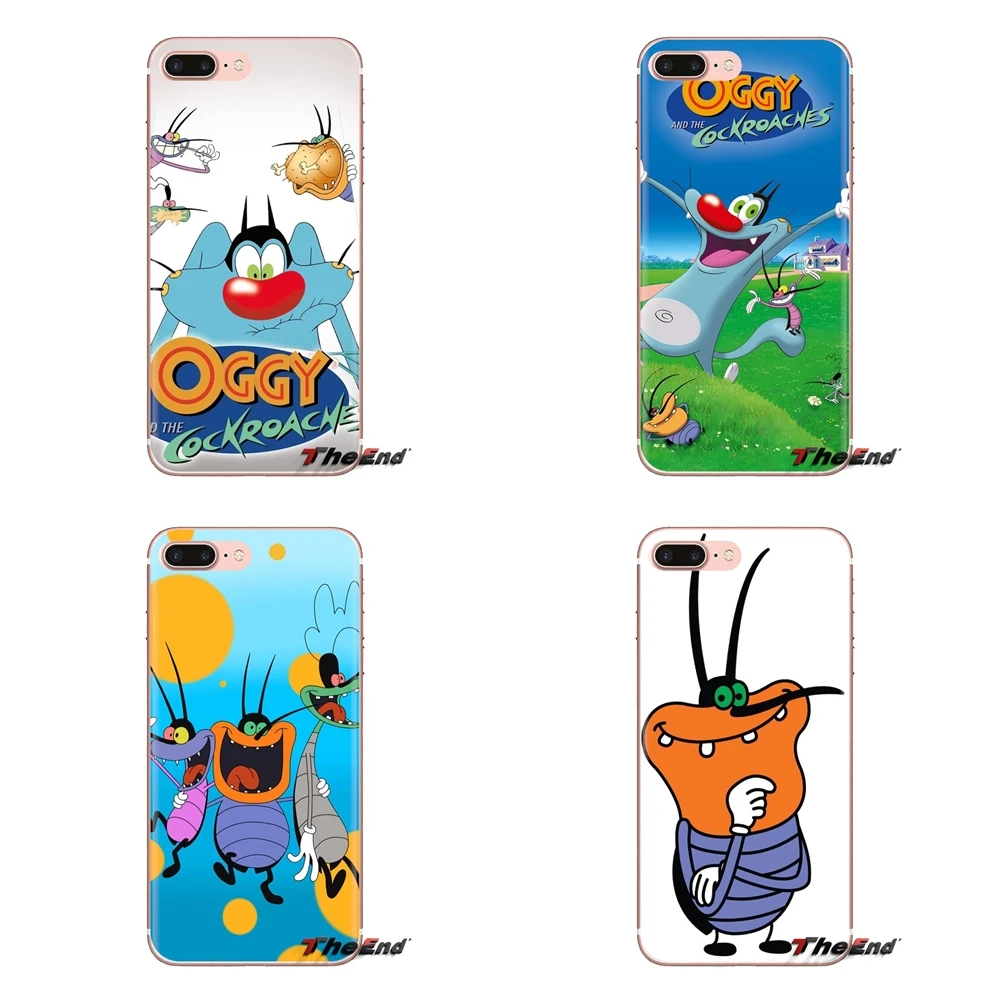 Прозрачный мягкий чехол Чехлы Oggy и тараканов для Samsung Galaxy A3 A5 A7 A9 A8 звезда A6 плюс 2018