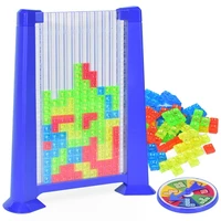 1 2 player creative tetris game tangram math toys building blocks 2 in 1 board game kids party educational toys for children