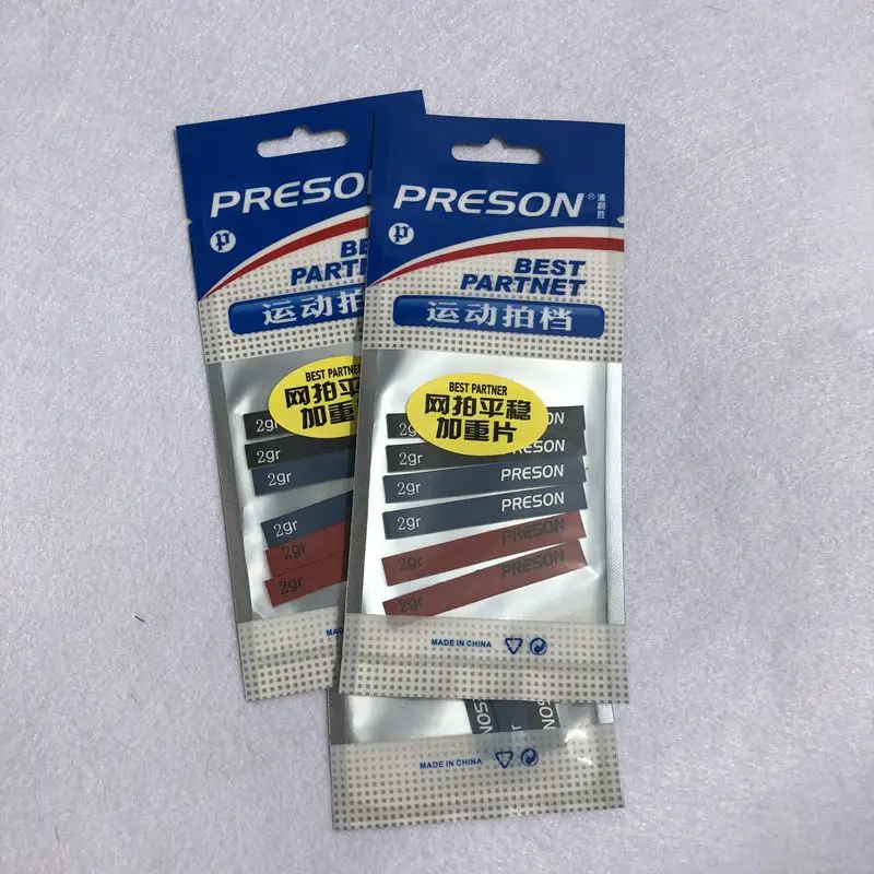 (1 pack=6pcs) TAAN Tennis rackets heavier sticker racket weight and balance strips balancer 2g silicone lead aggravated | Спорт и